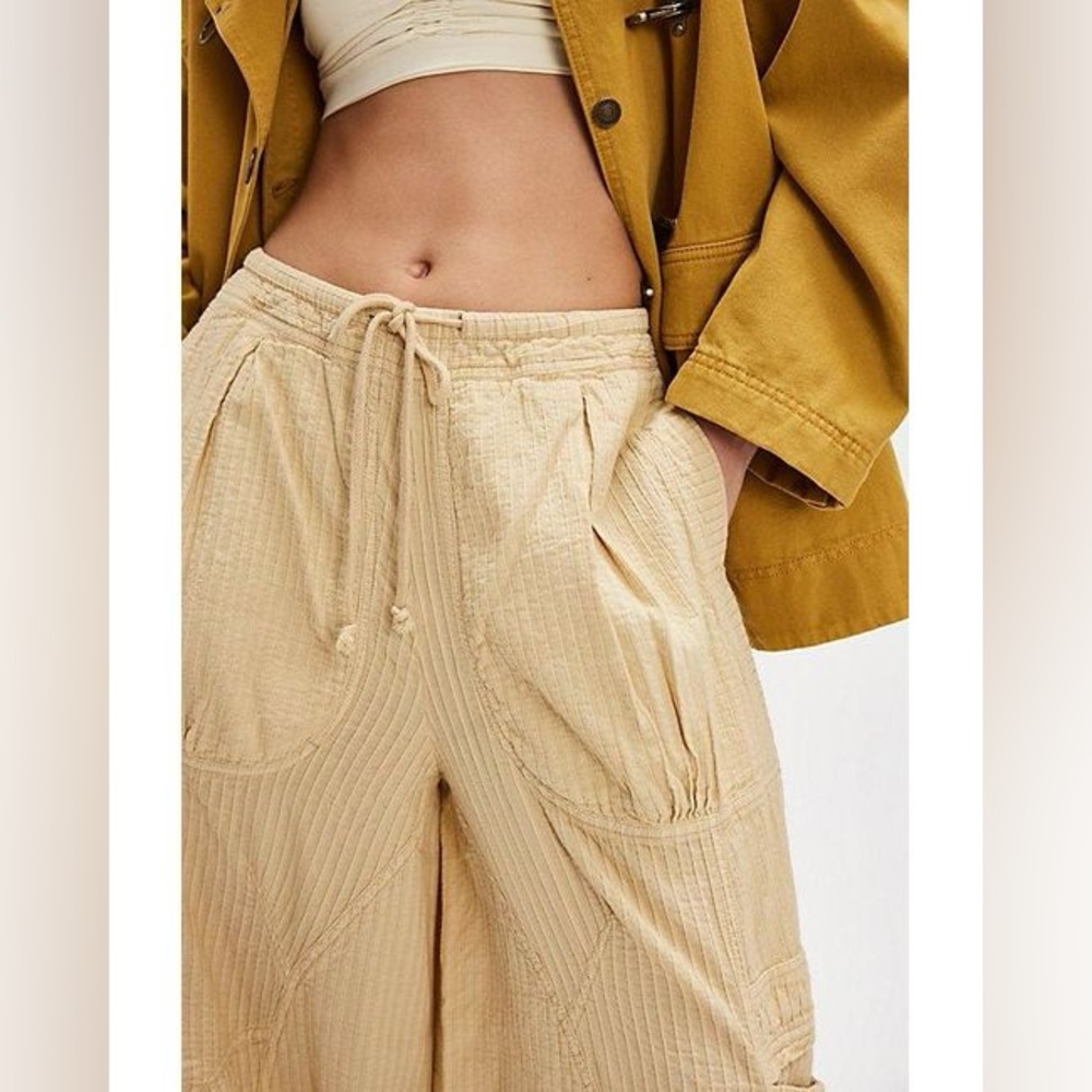 Free People Rush Effect Parachute Pants NWT - Picture 3 of 14